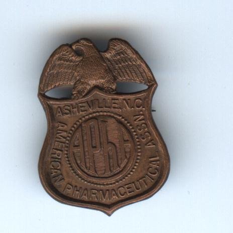 American Pharmaceutical Association Badge-Asheville NC