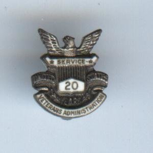 VA 20 Year Pin-Sterling