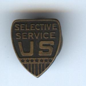 Selective Service Pin