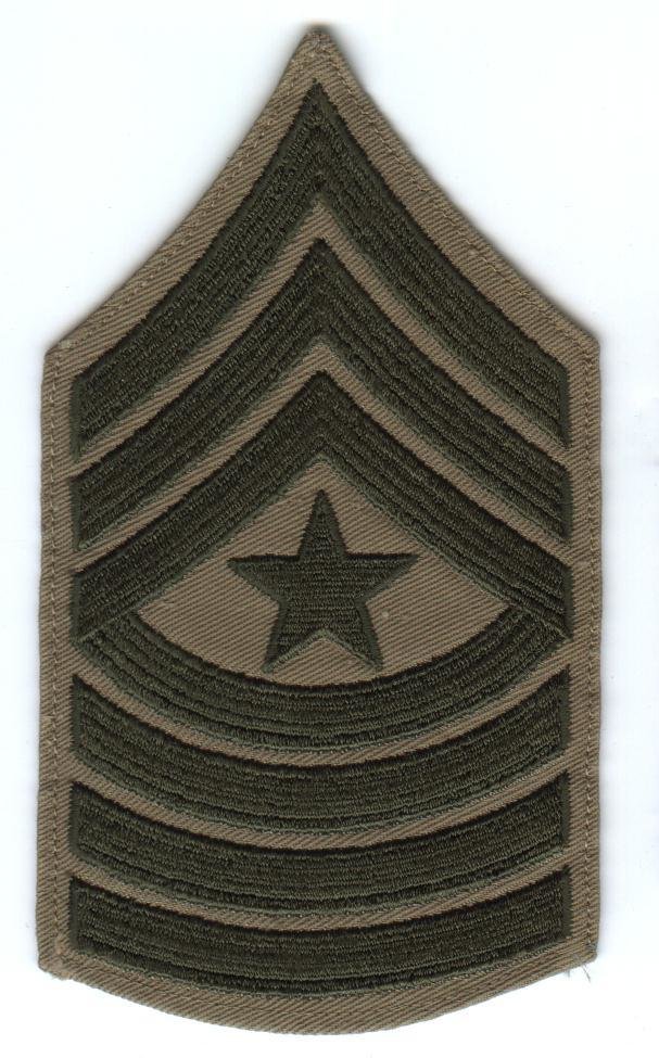 USMC Sgt Major-Khaki