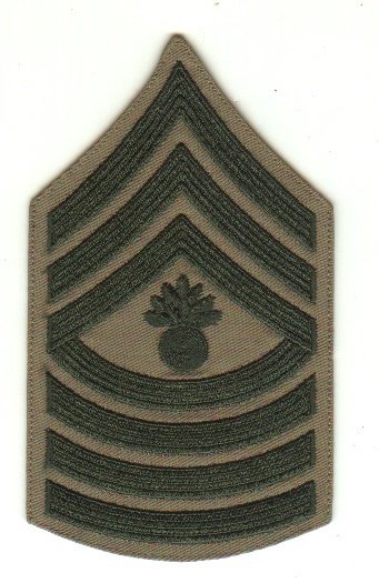 USMC Master Gunnery Sgt-Khaki