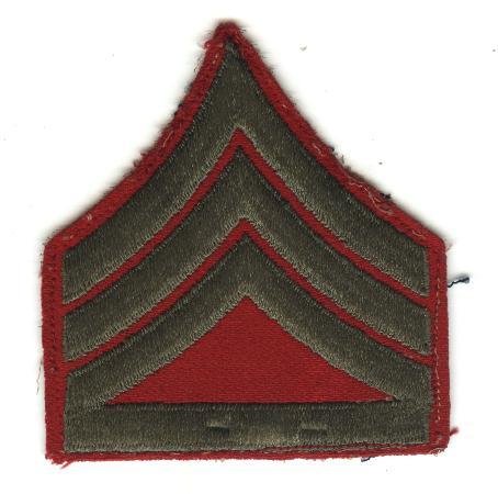 USMC 3rd Grade Line Sgt-WW2