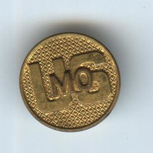 US National Army &quot;MO&quot; Insignia-1 piece-Screw back