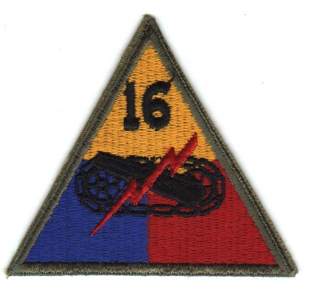16th Armored Division-CE