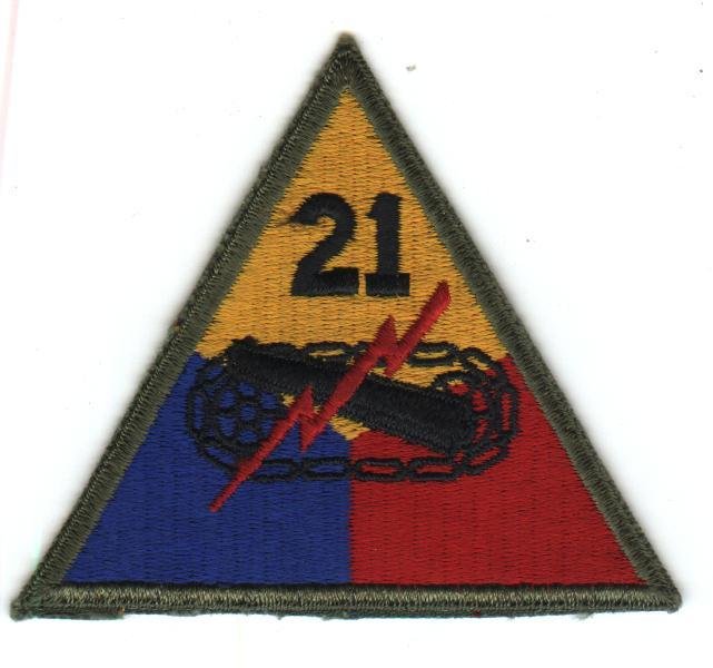 21st Armored Division-CE