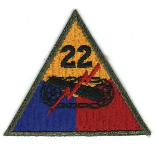 22nd Armored Division-CE