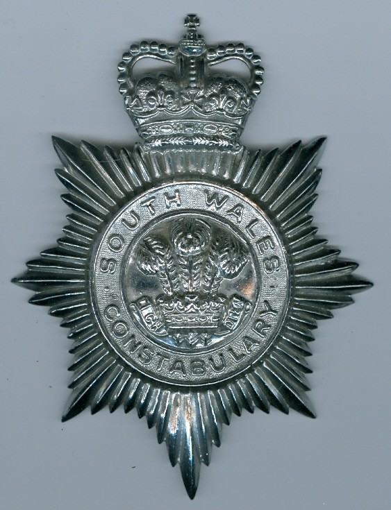 British South Wales Constabulary Badge, (Hat)