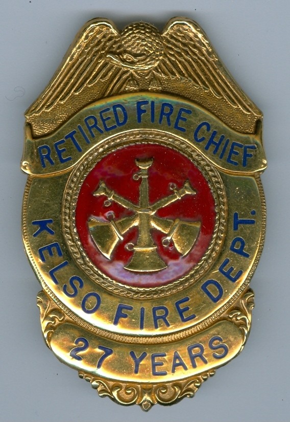 Kelso Fire Department, Retired Chief, PB