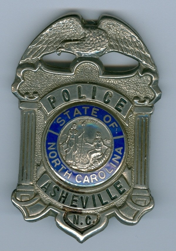 Asheville, NC Police Badge, 1960&#39;s (Obsolete)
