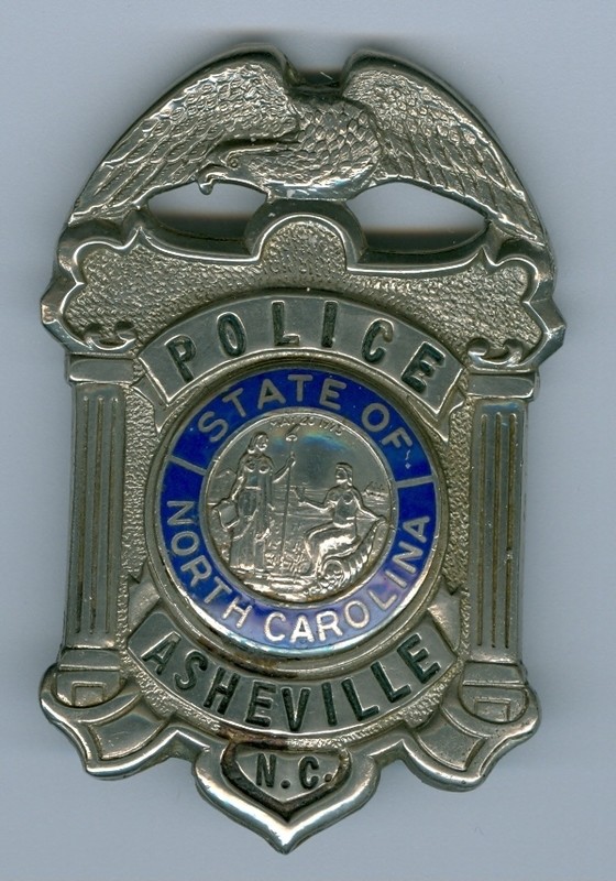 Asheville, NC Police Badge, 1960&#39;s (Obsolete)