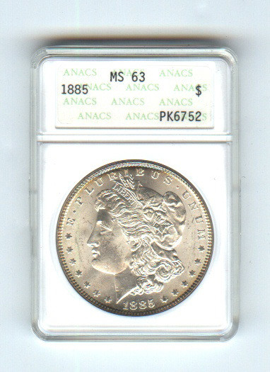 US Morgan Dollar, 1885, MS-63