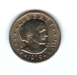 US Susan B Anthony Dollar, 1979-P, AU