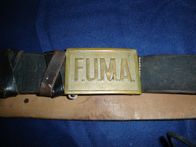 Fork Union Military Academy Belt &amp; Buckle