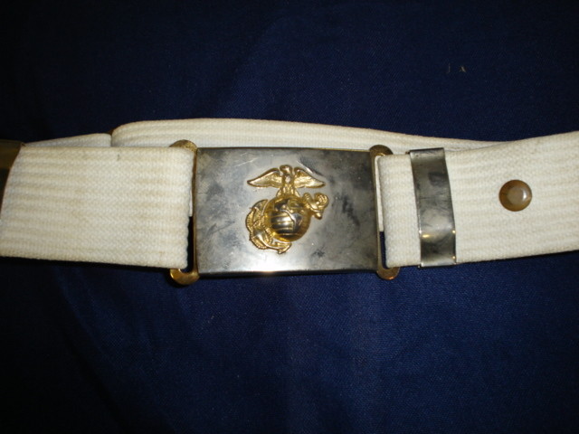 USMC Dress Belt &amp; Buckle