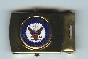 USN Military Sealift Command Buckle
