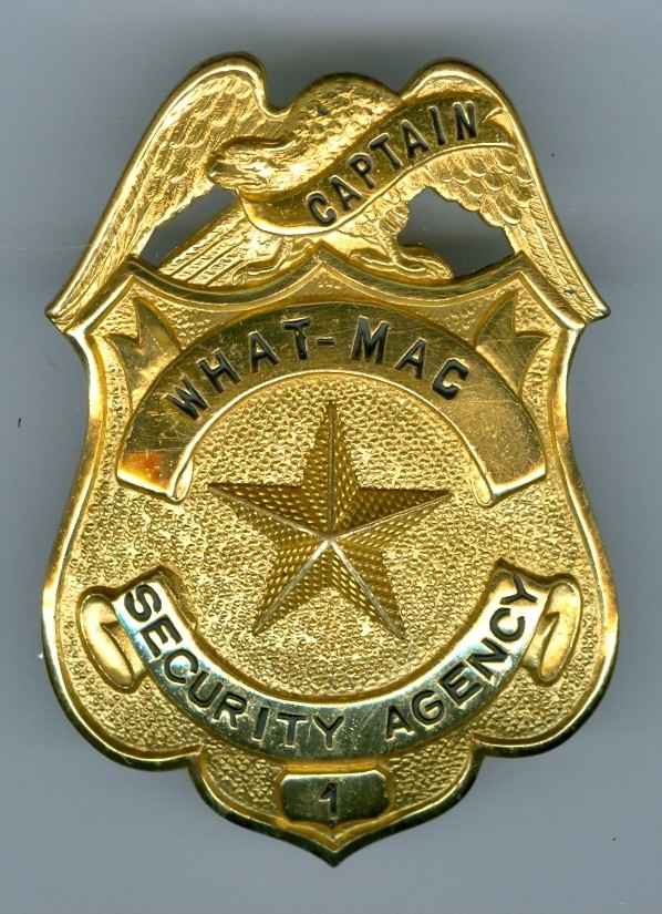 What-Mac Security Hat Badge #1-Captain