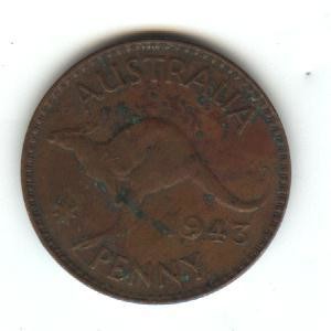 Australian Penny, 1943, G