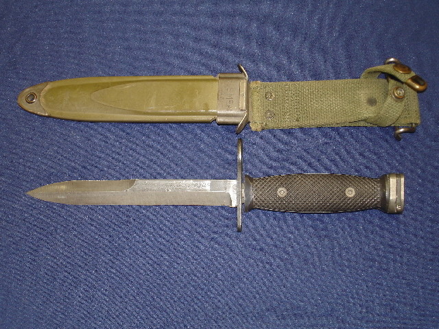 US M7 M16 Bayonet W/Sheath