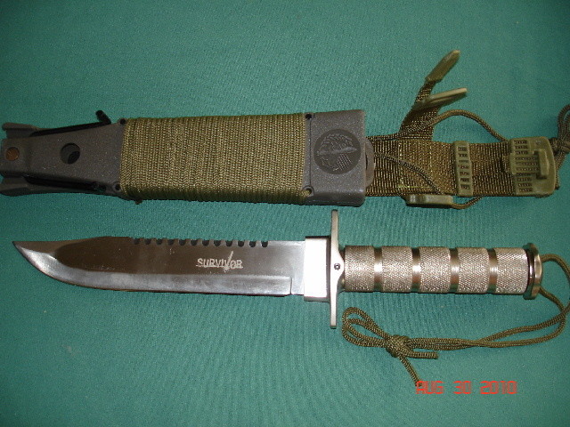 Survivor Knife W/Sheath