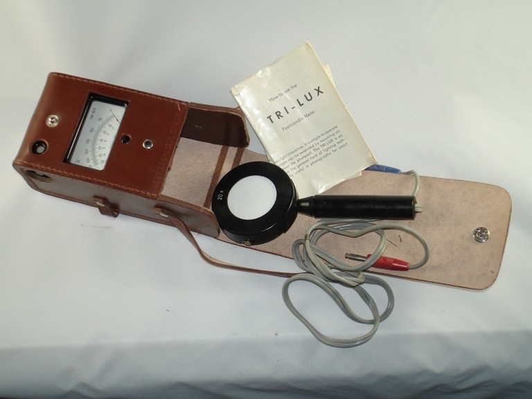 Gossen Tri-Lux Footcandle Meter W/Case