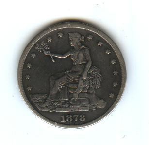 US Trade Dollar, 1878-S, F