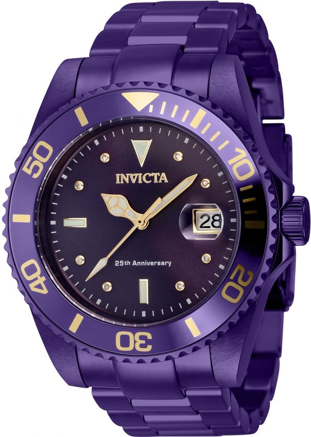 Invicta Pro Diver Mens 25th Anniversary 43675