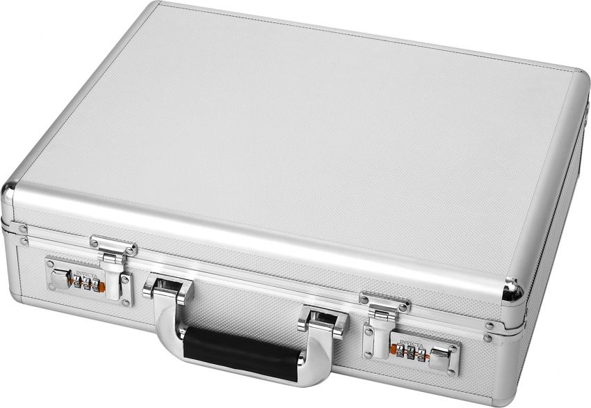 Invicta 18 Slot Briefcase IPM567-SIL