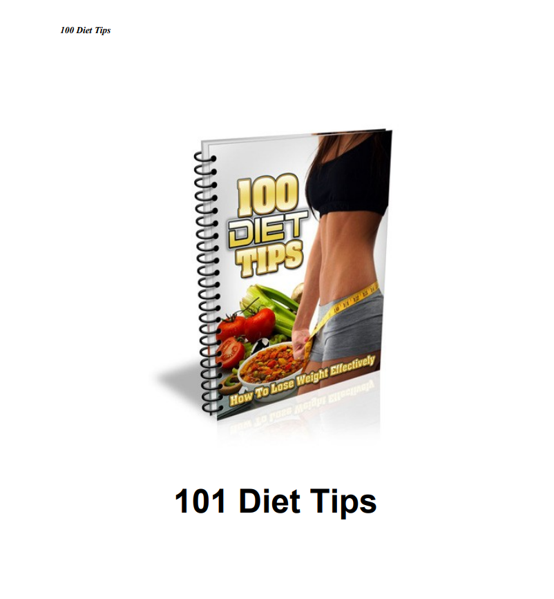 100 Diet Tips