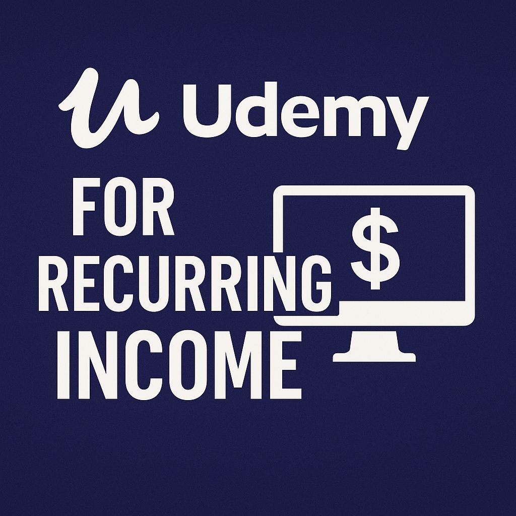 Udemy for Reccuring Income
