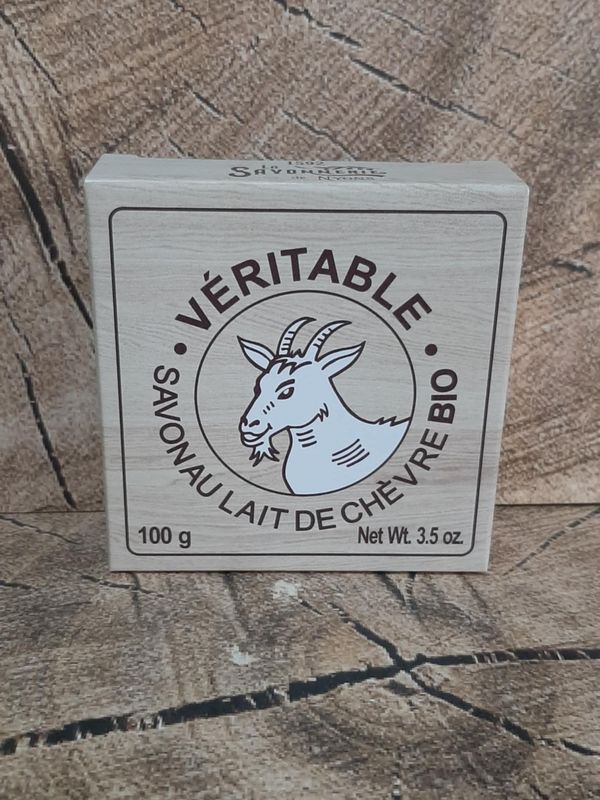 Savon rond au lait de chèvre bio
