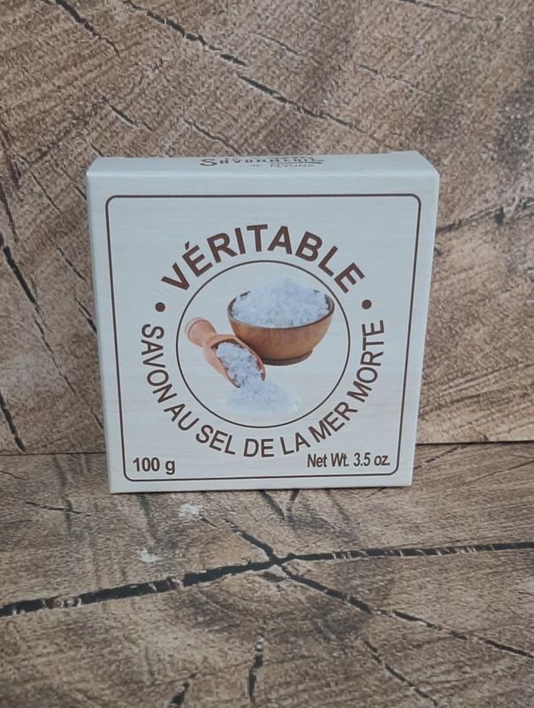 Savon rond au sel de la Mer Morte
