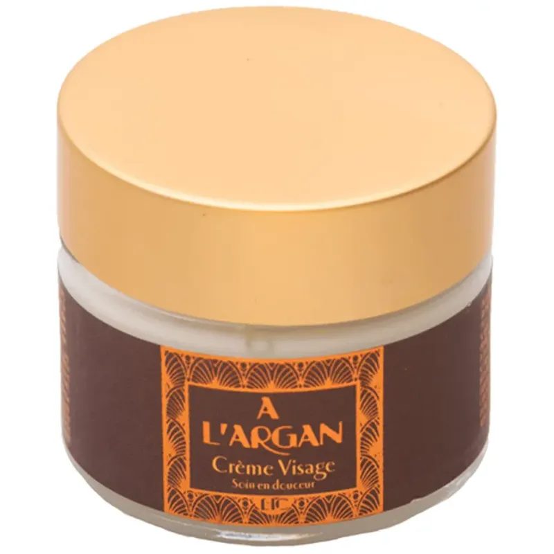 crème visage à l'huile d'argan