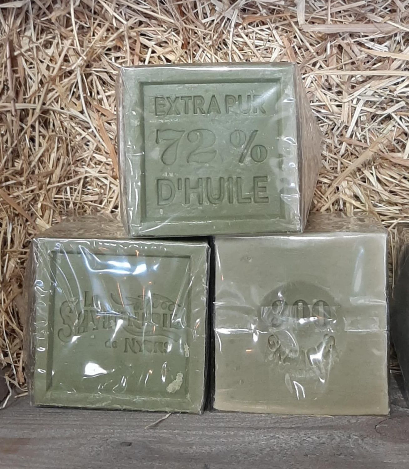Savon cube de Marseille Olive