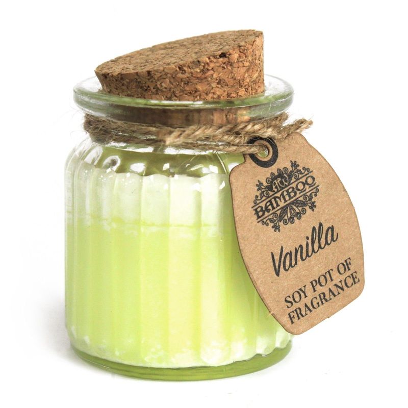 Bougie en pot à la Vanille