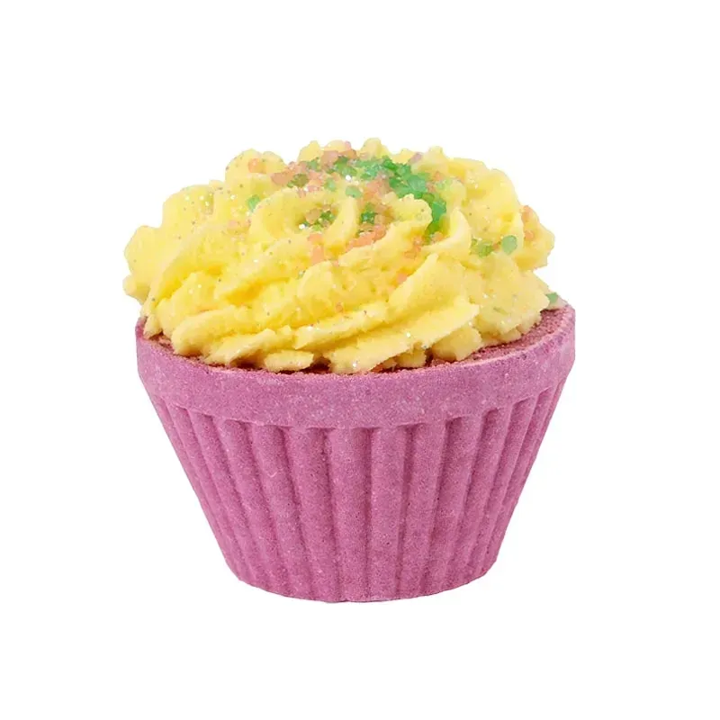 Fondant de bain à la Crème fouetté et Rhubarbe
