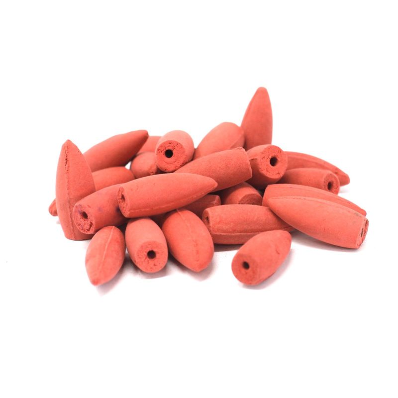 Lot de 10 Cônes pour fontaine à encens - Roses de minuit