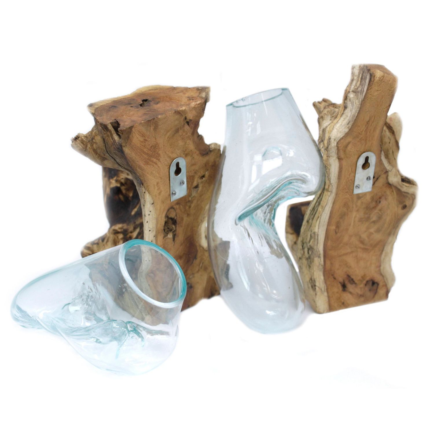 Vase en verre soufflé sur racine - Suspendu Vase en verre soufflé sur racine - Suspendu