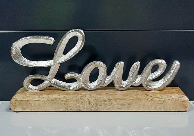 Présentoir écriture "LOVE"
