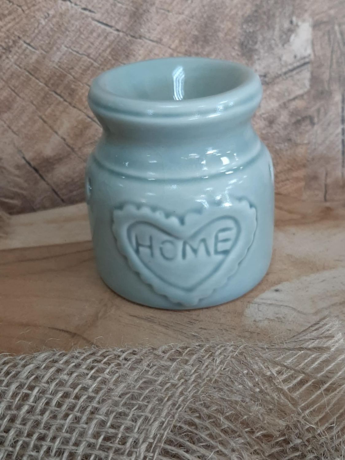 Brûleur à huile "HOME" petit pierre bleu