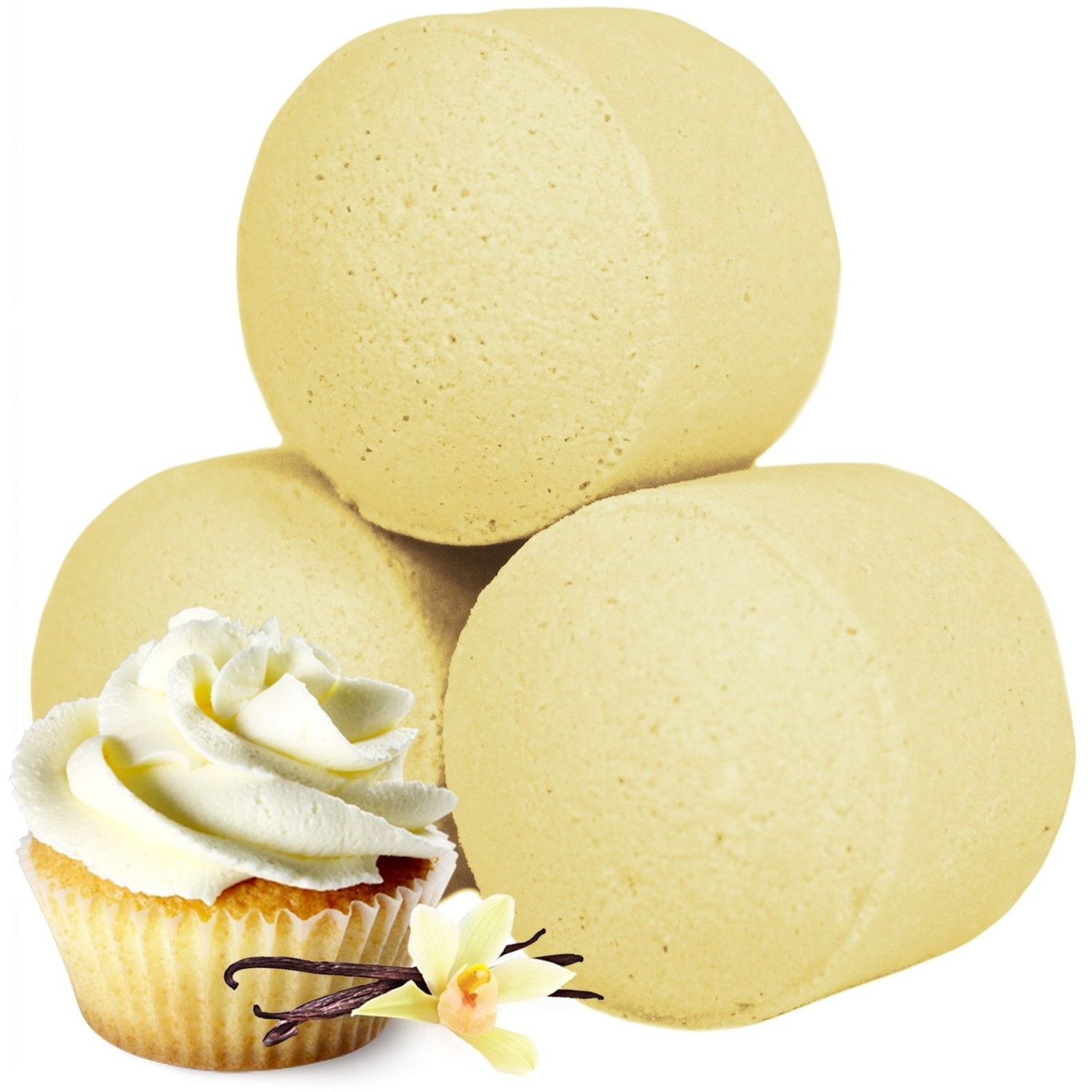 Mini boule de bain - CUP CAKE VANILLE Mini boule de bain - CUP CAKE VANILLE