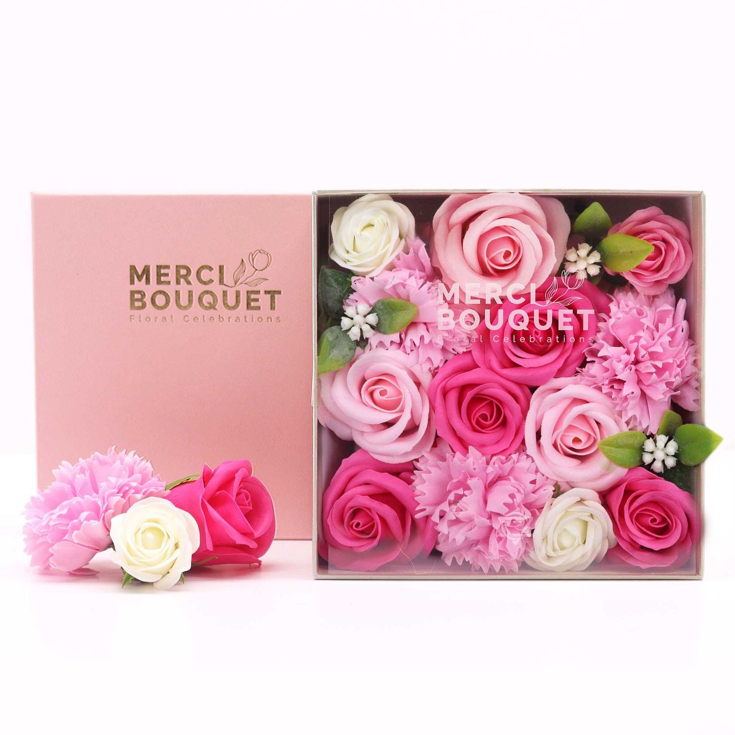 Boîte Carré - ROSE
