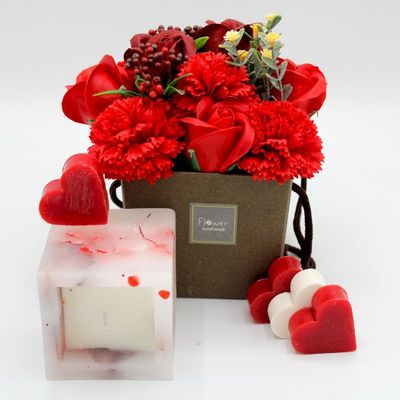 bouquet de fleurs de Savon