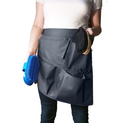 model KONTAKT. Fartuch stajenny, 4 kieszenie, rękawica, rozmiar S/M, kolor szary