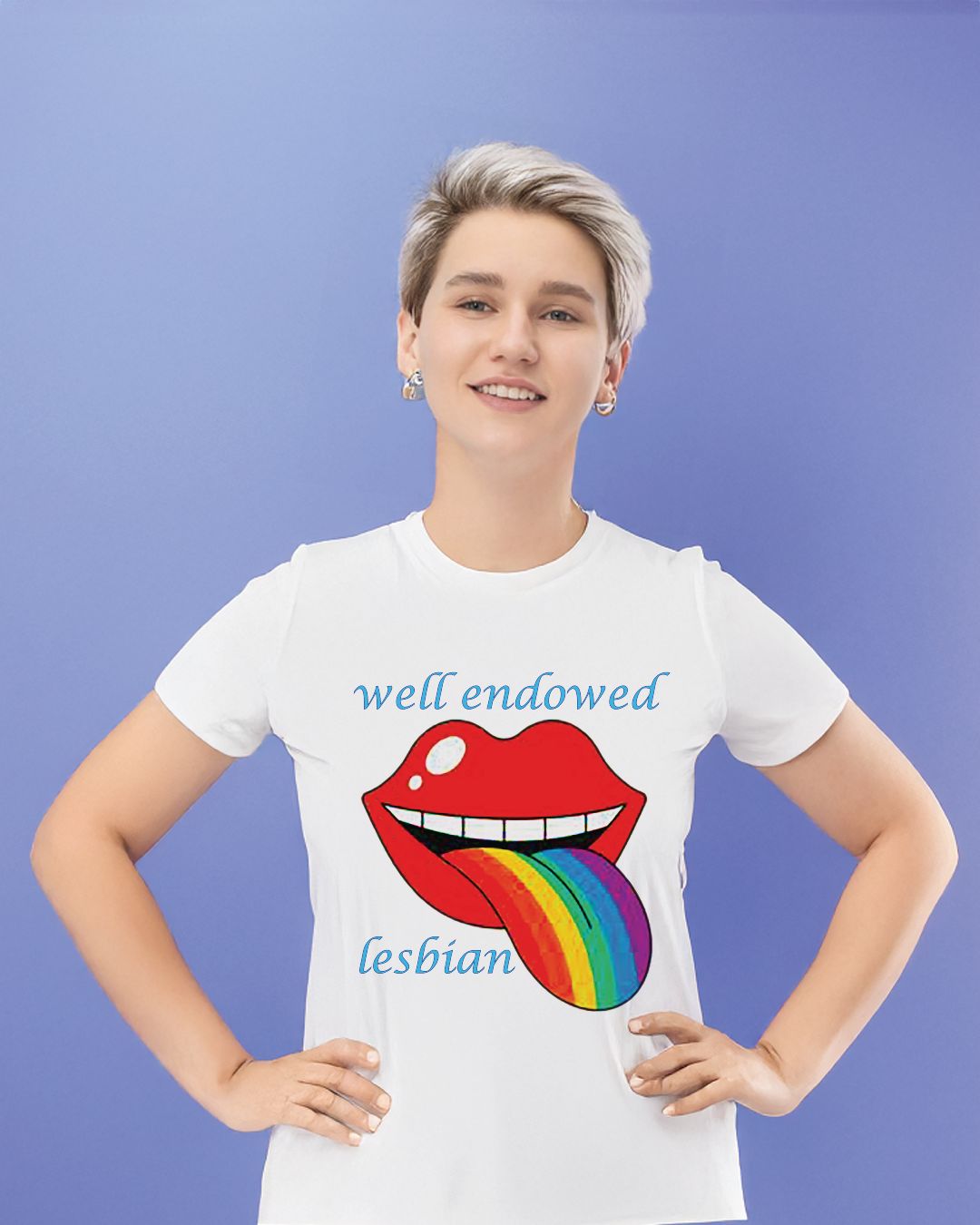 Well endowed lesbian