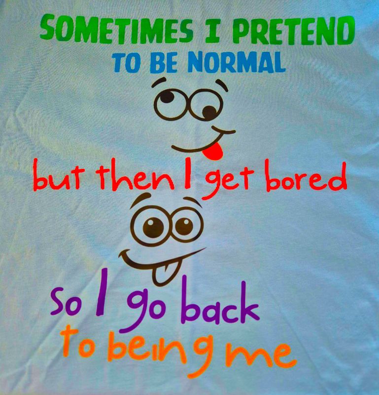 Boring being normal