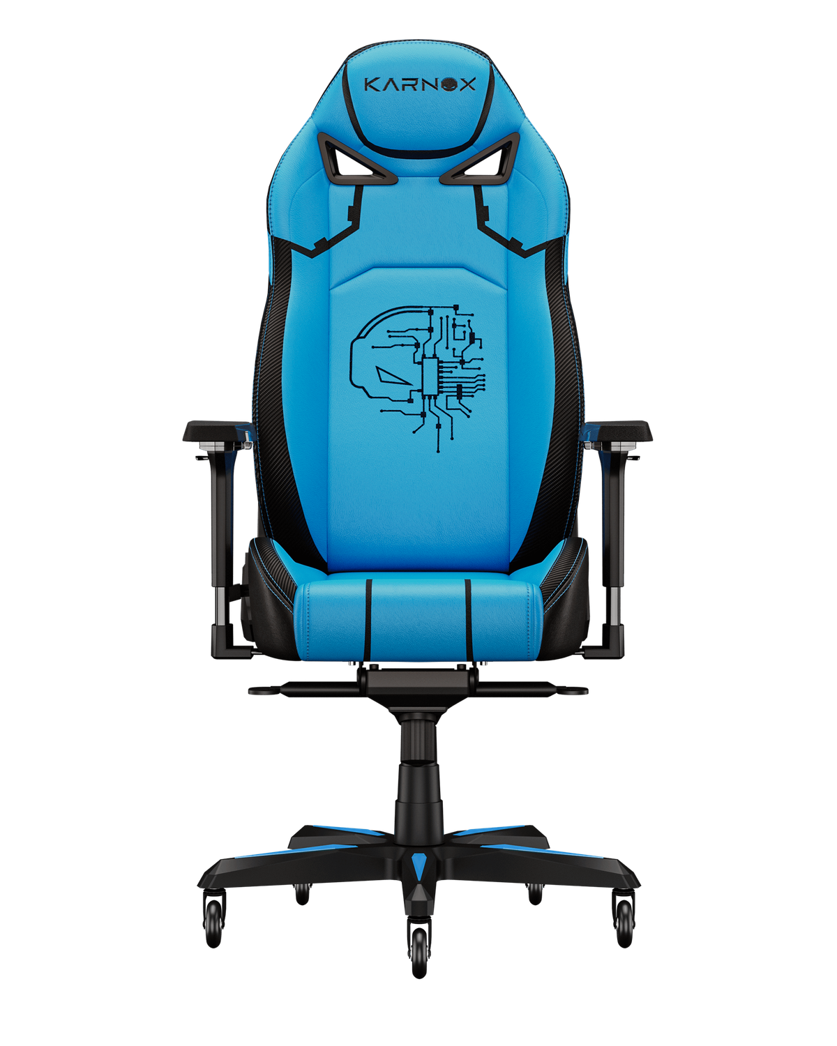 Karnox Gladiator Gaming Chair - Cybot edition Sci-Fi Blue