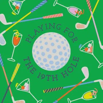 Golf Cocktail Napkins | 19th Hole