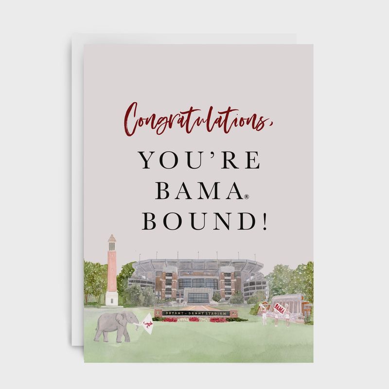 &quot;You&#39;re Bama Bound&quot; Greeting Card