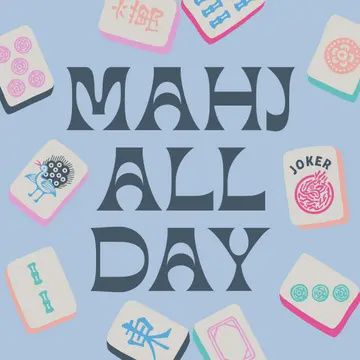 Mahjong Cocktail Napkin | Mahj All Day