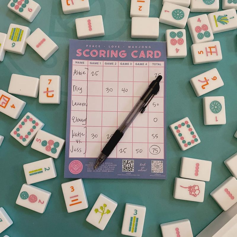 Mahjong Scoring Notepad